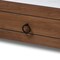 Baxton Studio Alya Walnut Wood Twin Size Daybed with Roll-Out Trundle Bed 168-10832-10833 - alternate 8